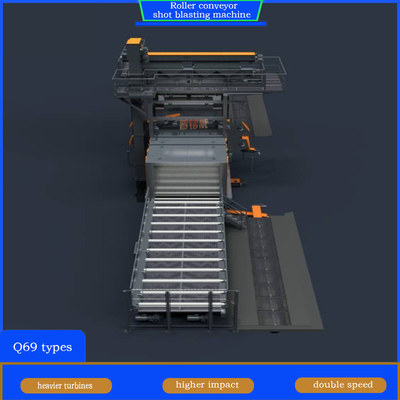 Op maat gemaakte geavanceerde rollconveyor-slagblaasmachine voor dunne staalplaten
