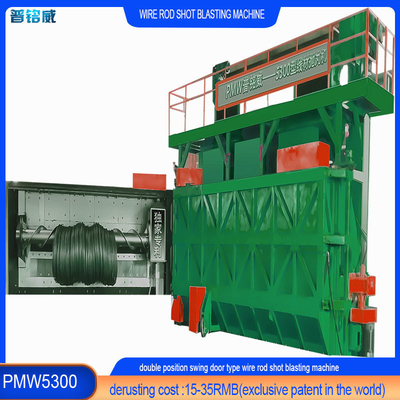 Aanpassing De goedkoopste wire rod coil shot blasting machine voor klantenproducten