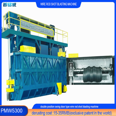 Hoogzuiverheid Super slijtagebestendige legering staalplaat Draadstaaf Shot Blasting Machine