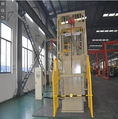Automatische roestreinigende crawler-schotblaasmachine voor corrosiebestendige kleine gietstukken