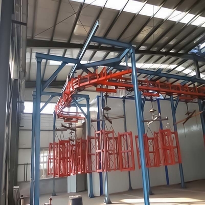 20 jaar ervaring 20t overhead conveyor catenary shot blasting machine met onderdelen