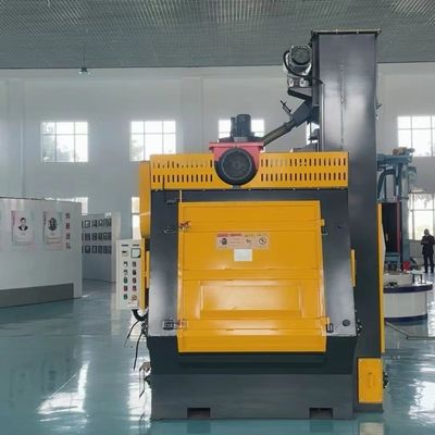 1 ton laadvermogen Sandblasted Crawler Shot Blasting Machine voor de veerindustrie