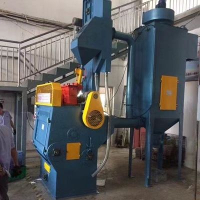 1 ton laadvermogen Sandblasted Crawler Shot Blasting Machine voor de veerindustrie