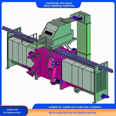 Automatische overhead-keten continue transportband met hanghaken