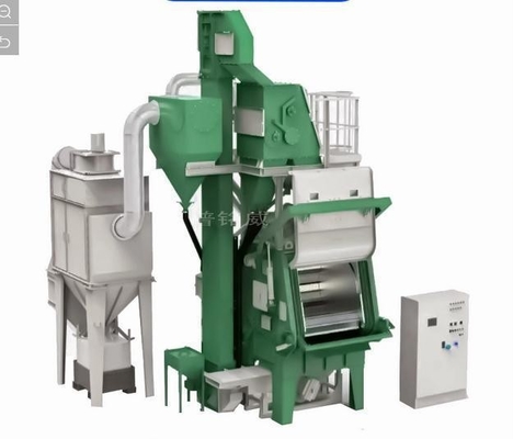 Rotary Abrator Tumble Rubber Belt Shot Blasting Machine voor de behandeling van metalen oppervlakken