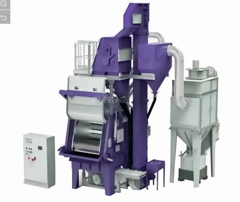 Rotary Abrator Tumble Rubber Belt Shot Blasting Machine voor de behandeling van metalen oppervlakken