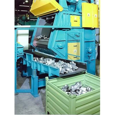 Q32 serie Automatische rubberen tumble belt crawler abrator voor het polijsten van metalen oppervlakken