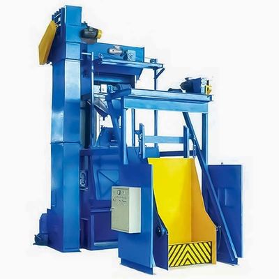Q32 serie Automatische rubberen tumble belt crawler abrator voor het polijsten van metalen oppervlakken