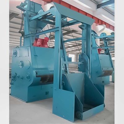 Q32 serie Automatische rubberen tumble belt crawler abrator voor het polijsten van metalen oppervlakken