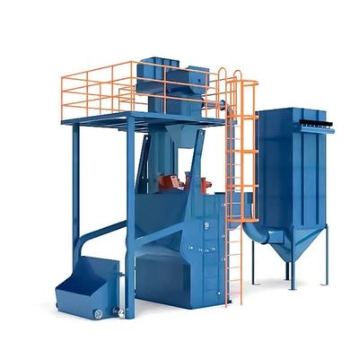 Dikke niharde voering binnen rubber crawler shot blasting machine voor geautomatiseerde productie