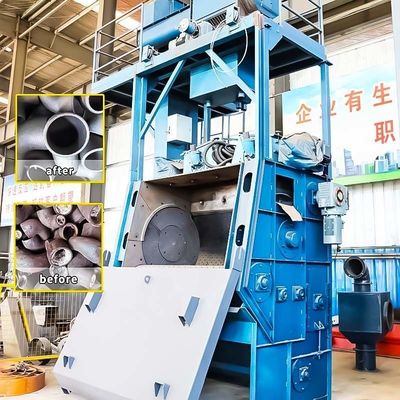 Dikke niharde voering binnen rubber crawler shot blasting machine voor geautomatiseerde productie