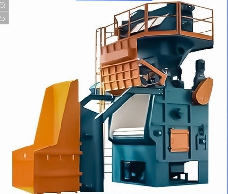 Gekoppelde rubber shot blasting machine voor het reinigen van gietstukken in kritieke toepassingen