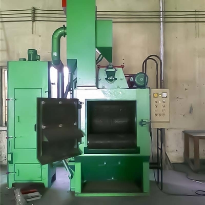 Kleine gietstukken Oppervlakte roestende trommelgordel vervoerband Shot Blasting Machine Automatisering