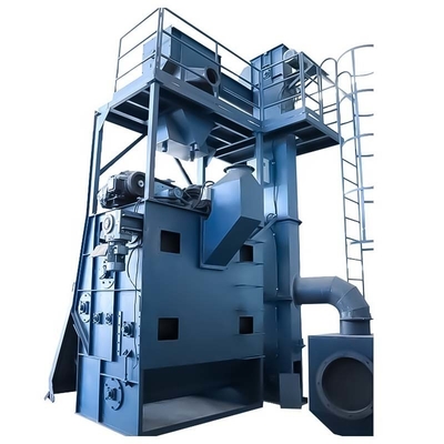 Kleine gietstukken Oppervlakte roestende trommelgordel vervoerband Shot Blasting Machine Automatisering