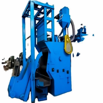 2.0-2.8t/h Productiepercentage Aanpasbare crawler abrator Shot blasting machine voor gieterij