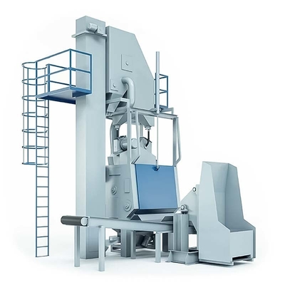 Elektrische rubbertracked shot blasting machine van de Q32-serie met een redelijke structuur