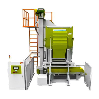 Gecustomiseerde Crawler Rubber Belt Shot Blasting Machine met zakstofverzamelaar gegarandeerd