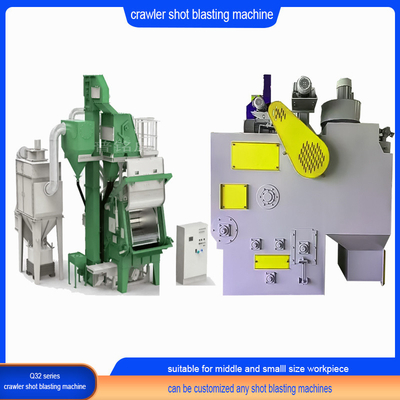 Op maat gemaakte Q32 serie Pumingwei Tumble Belt Shot Blasting Machine met Be Separator