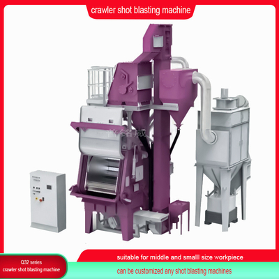 Op maat gemaakte Q32 serie Pumingwei Tumble Belt Shot Blasting Machine met Be Separator