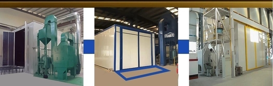 Op maat gemaakte ruimtes voor het blazen van zand met recycling met een hoge zuiverheid voor alle soorten gietstukken