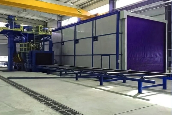 Elektrische zandblaasruimtes voor het op maat maken van verschillende soorten werkstukken