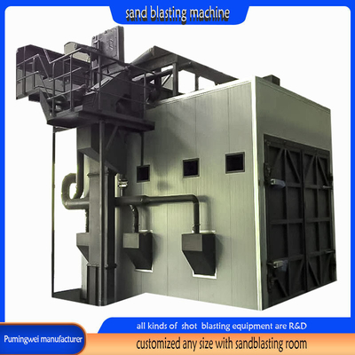 Schot Blasting Reiniging Way Customization Sandblasting Booth voor verschillende materialen
