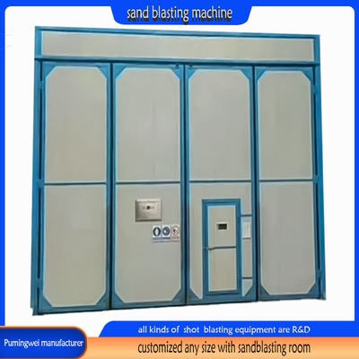Schot Blasting Reiniging Way Customization Sandblasting Booth voor verschillende materialen