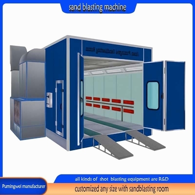 Kunstmatige controle Hoogreinigingsapparatuur Sandblasting Booth zonder put