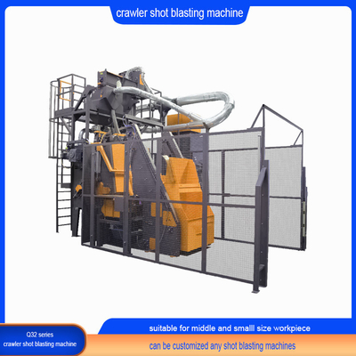 2.0-2.8t/h Productiepercentage Schotblaasmachine voor kleine onderdelen