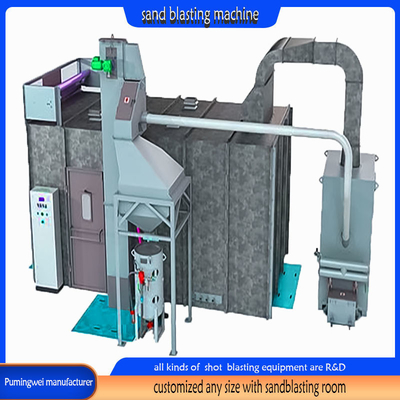 Schot Blasting Reiniging Way Sandblasting Booth voor industriële producten op redelijke