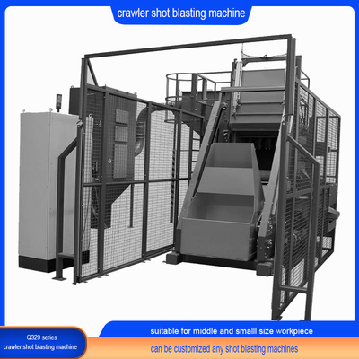 High Cleanliness Tumble Belt Shot Blasting Machine met continu gegoten rubberen riem