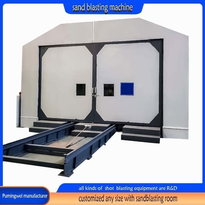 Ultra Blast Pot Sandblasting Room Shot Blasting Cleaning Way voor markten uit Pumingwei