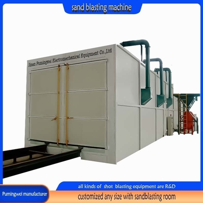 Ultra Blast Pot Sandblasting Room Shot Blasting Cleaning Way voor markten uit Pumingwei