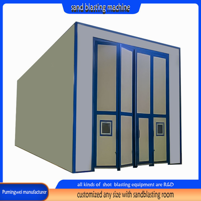 Ultra Blast Pot Sandblasting Room Shot Blasting Cleaning Way voor markten uit Pumingwei