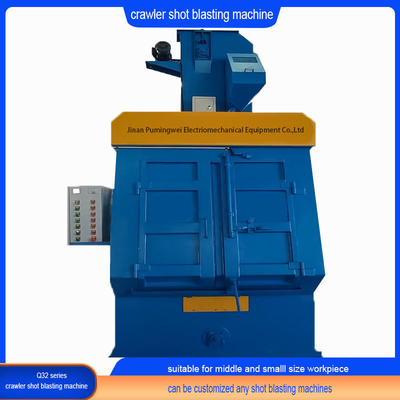 Crawler Conveyor Shot Blasting Reiniging Machine voor aluminium onderdelen binnen uw budget