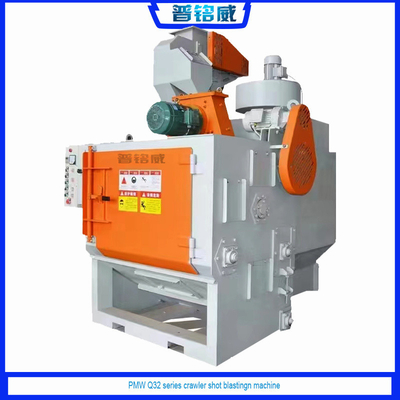 Aanpassing Q329 Auto Rust Cleaning Crawler Tumble Rubble Belt Shot Blasting Machine