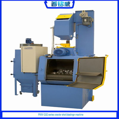 Op maat gemaakte Q3210 Meerdere kleuren Crawler Belt Shot Blasting Machine voor kleine smederijen