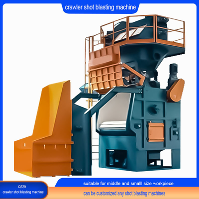 26 Total Power Crawler Type Shot Blasting Machine voor het smeden van oppervlakte-oxide-huid
