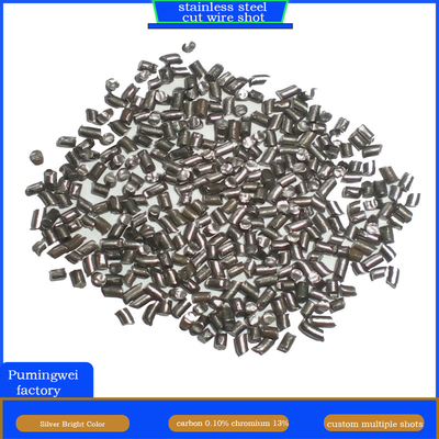 Aanpassing PMW0.8 roestvrij staal gesneden draad Schot slijpmiddel voor Shot Blasting industrie