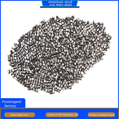 Aanpassing PMW0.8 roestvrij staal gesneden draad Schot slijpmiddel voor Shot Blasting industrie