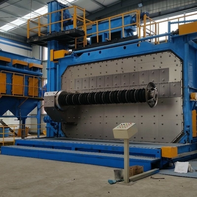 Op maat gemaakte draadtekeningsplant schijf schot blaasmachine 15 ton per uur Efficiëntie
