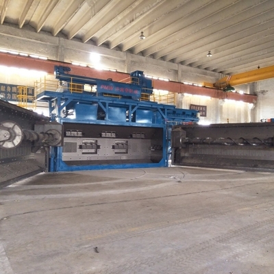 Ronde draadblaasmachine voor het verwijderen van roest op een hoogte van 16,8*12,4*5,8 m boven de grond