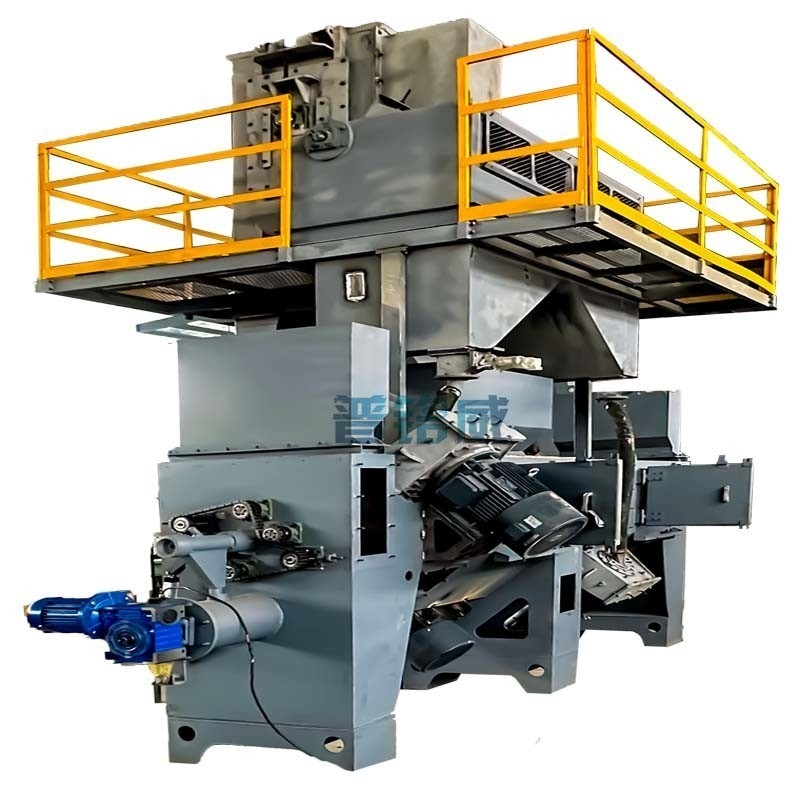 Online warmblaasmachine voor het continu verwijderen van roest, niveau S2.5-3.0