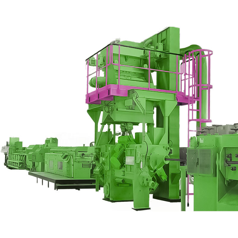 Bucket Elevator Wire Rod Shot Blasting Machine met 37/30/22 Kw/Piece Impeller Power