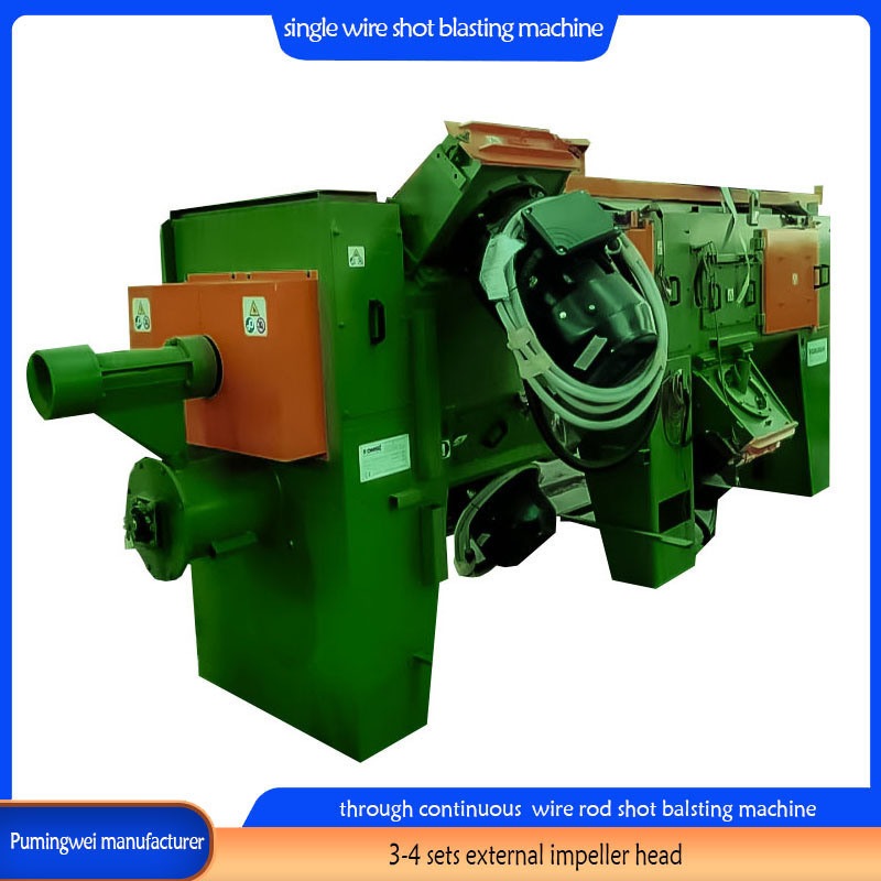 Een machine voor het continu blazen van draad met een hoge zuiverheid voor het verwijderen van roest, niveau S2.5-3.0