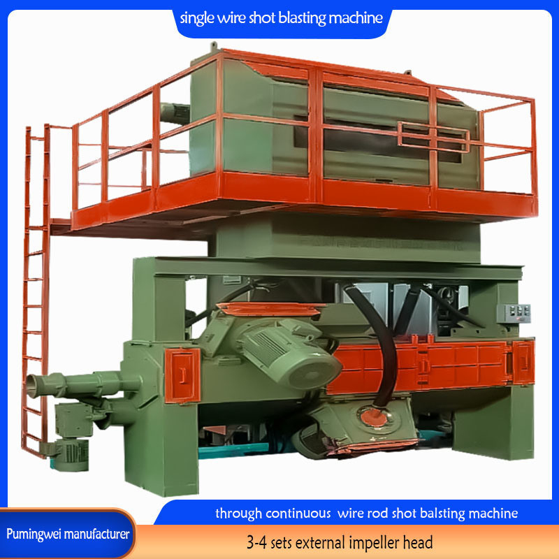 S2.5-3.0 Continuous Wire Stock Shot Blasting Machine voor veerstaal
