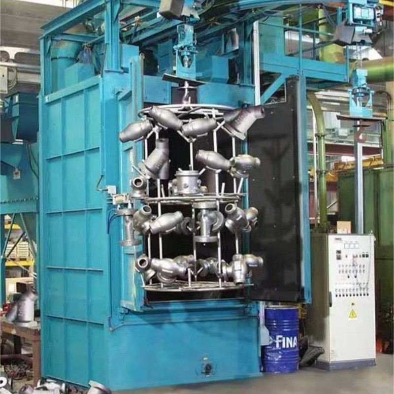 Efficiëntie Hoog hangend stalen schietblaasmachine voor het renoveren van metalen oppervlakken