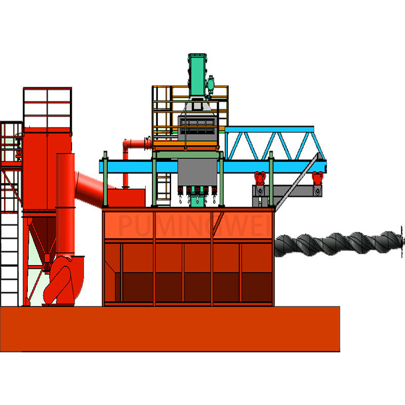 Verstelbare mobiele mandrel draadstaaf spoel geschoten blaasmachine voor blaasprocessen