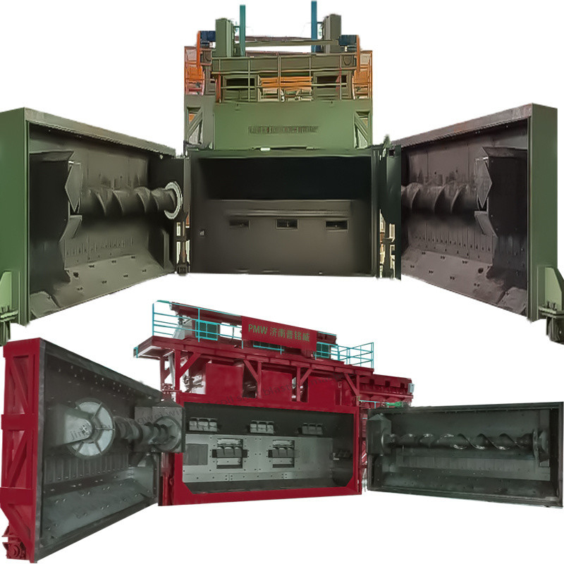 Wire Rod Coil Shot Blasting Machine met optionele kleuren en mandrels aanpassing