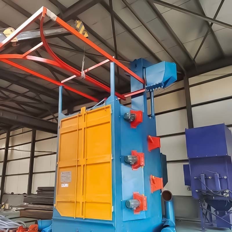Op maat gemaakte polish-hook-type schotblaasmachine voor optimale oppervlaktevoorbereiding